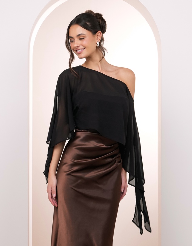 Pilgrim - Quincey Drape Sleeve Top