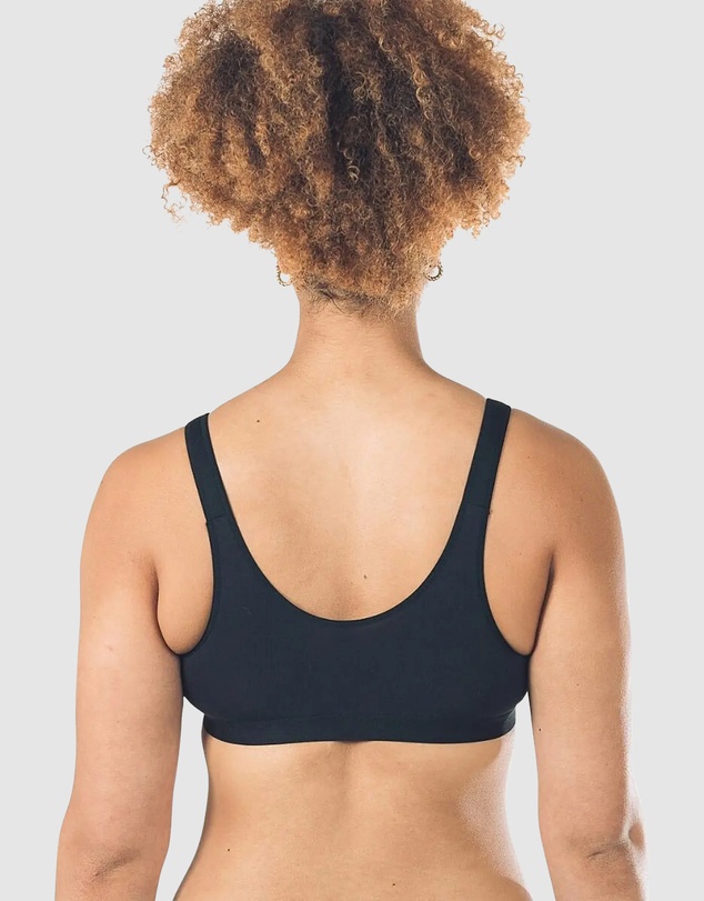 Royce Lingerie - Comfi Cotton Wirefree Press Stud Front Open Bra