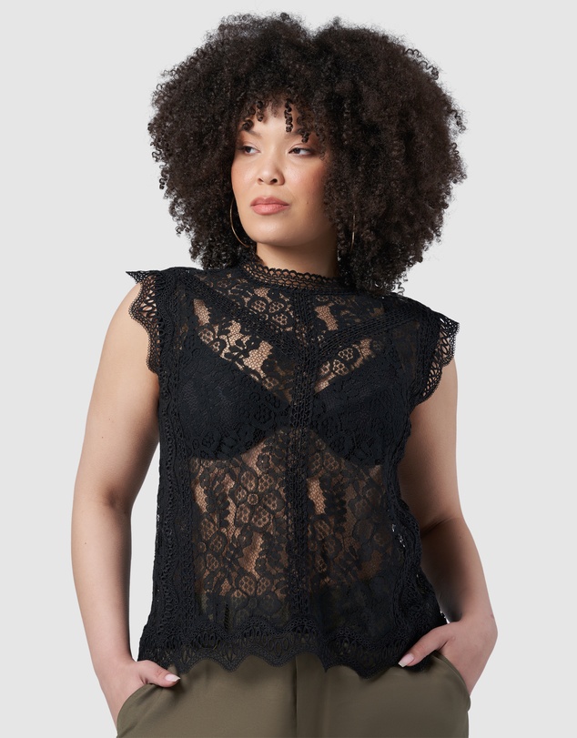 Sunday In The City - Anti Hero Lace Top