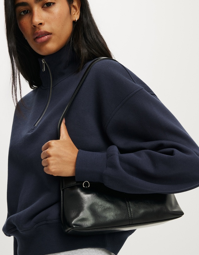 Cotton On - Quarter Zip Sweatshirt