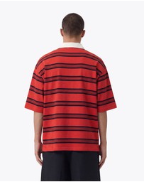 Zanerobe - Box Crop Polo Red/Navy