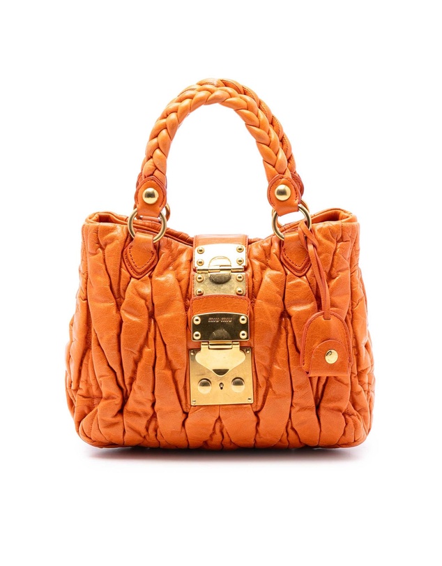 Pre-Loved by Azura Reborn - Pre-Loved Matelasse Lambskin Coffer Satchel