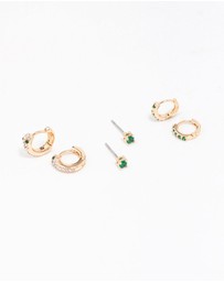 Lovisa - Gold Dainty Earring 3-Pack