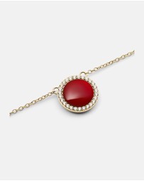 Daniel Wellington - Audrey Necklace Red Agathe
