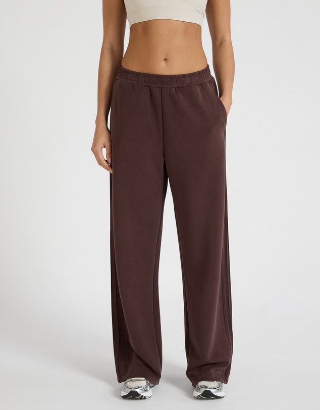 All Fenix - Soft Luxury Pin Tuck Wide Leg Track Pant
