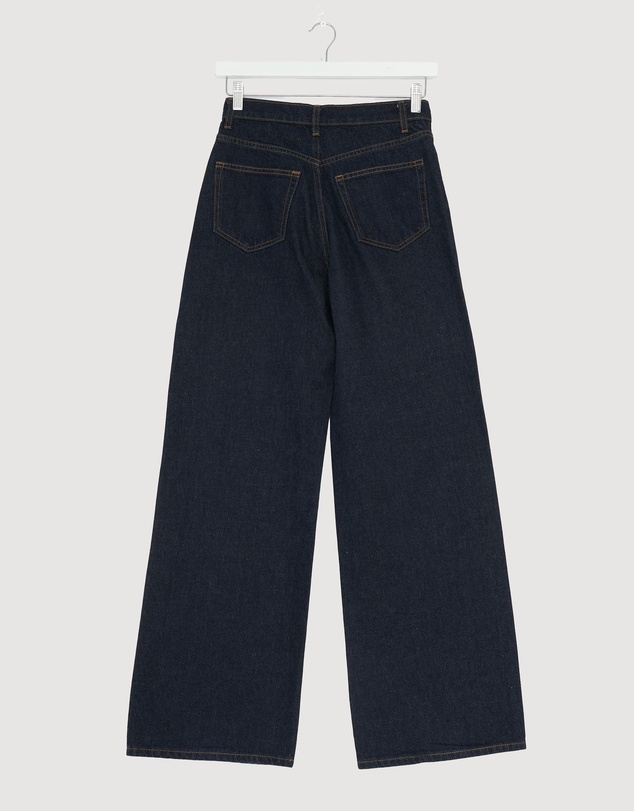 Revibe - Repaired Reformation Cary High Rise Slouchy Wide Leg Jeans - AU 25
