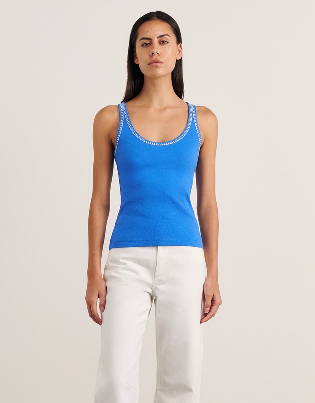 Jag - Celina Blanket Stitch Tank