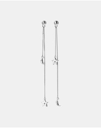 Karen Walker - Moon & Star Pendulum Earrings