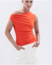 UNISON - Draped Off Shoulder Top