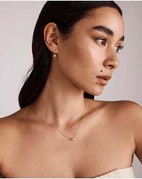 Michael Hill - 7mm Euroball Earrings in 10kt Yellow Gold