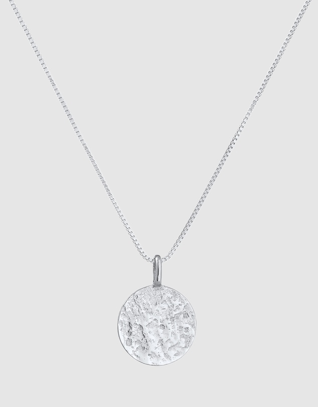 Kuzzoi - ICONIC EXCLUSIVE - Coin Pendant Necklace in 925 Sterling Silver