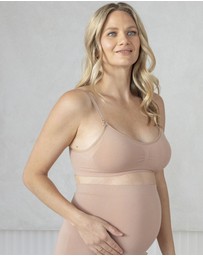 Angel Maternity - Everyday Maternity/Nursing Bamboo Bra In Nude