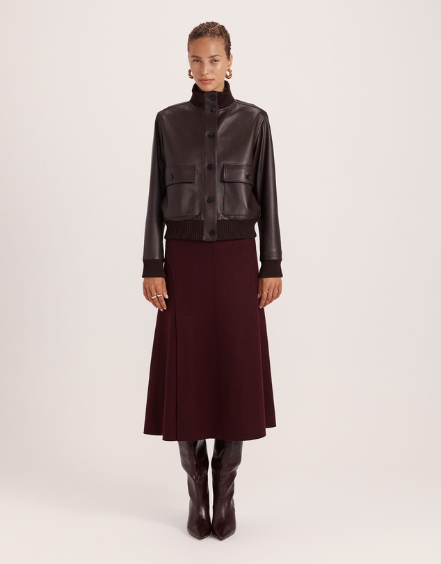 SABA - Elyse Leather Bomber