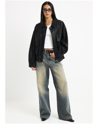 Alice In The Eve - Jen Oversized Patch Pocket Jacket
