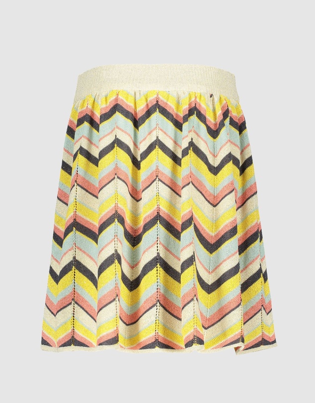 Like FLO - Fancy Knitted Zigzag Skirt - Kids-Teens