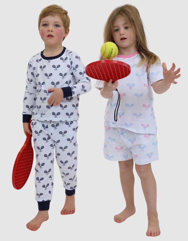 Sant And Abel - Kids Tennis Bows Short PJ Set