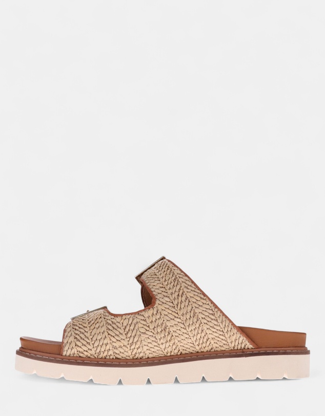 Mia Vita - Daisy Slide - Natural Raffia
