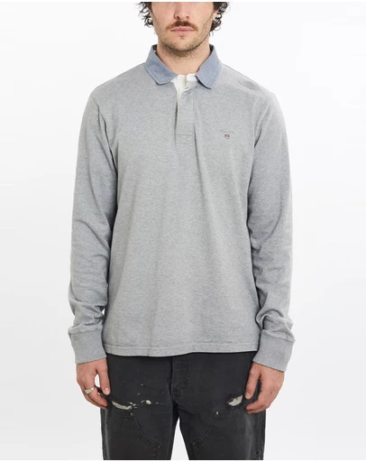 Vintage by The Real Deal - Pre Loved - Vintage Gant Long Sleeve Polo Shirt