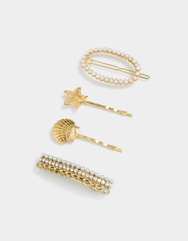 Forcast - Lila 4pc Hair Pin Set