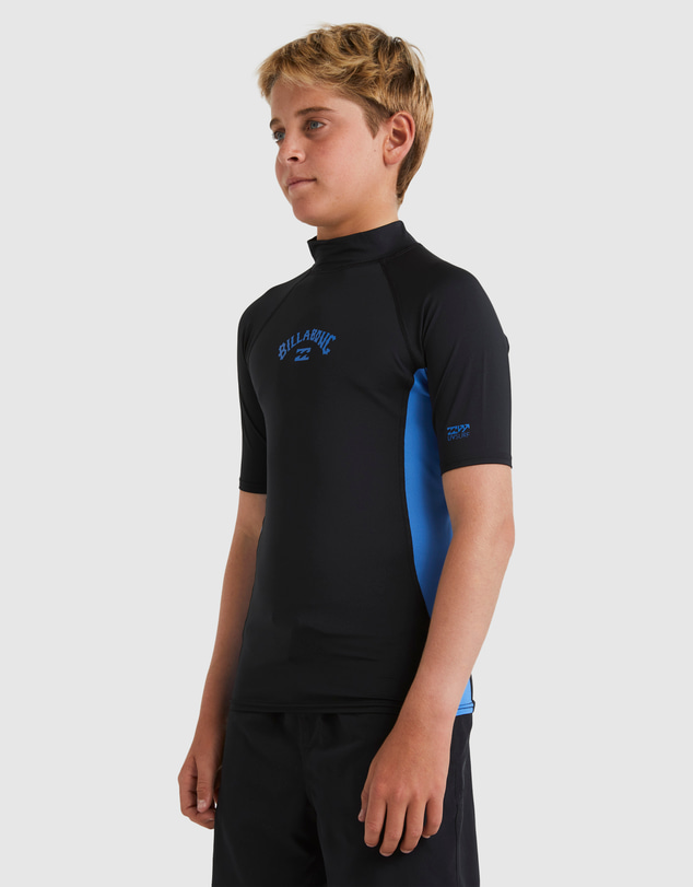 Billabong - Boys 8 to 16 Arch Short Sleeve Rash Vest