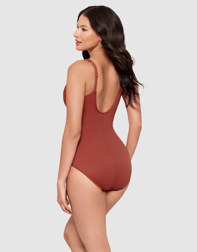 Miraclesuit Swimwear  - Razzle Dazzle Siren Crossover Shaping Swimsuit
