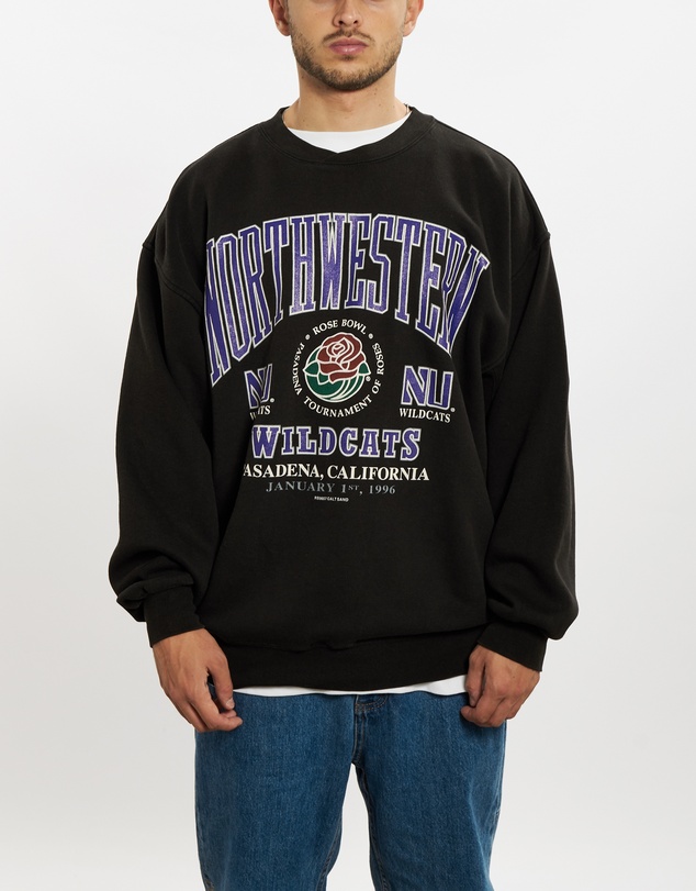 Vintage by The Real Deal - Pre Loved - 1996 NCAA Northwestern University Wildcats Sweatshirt