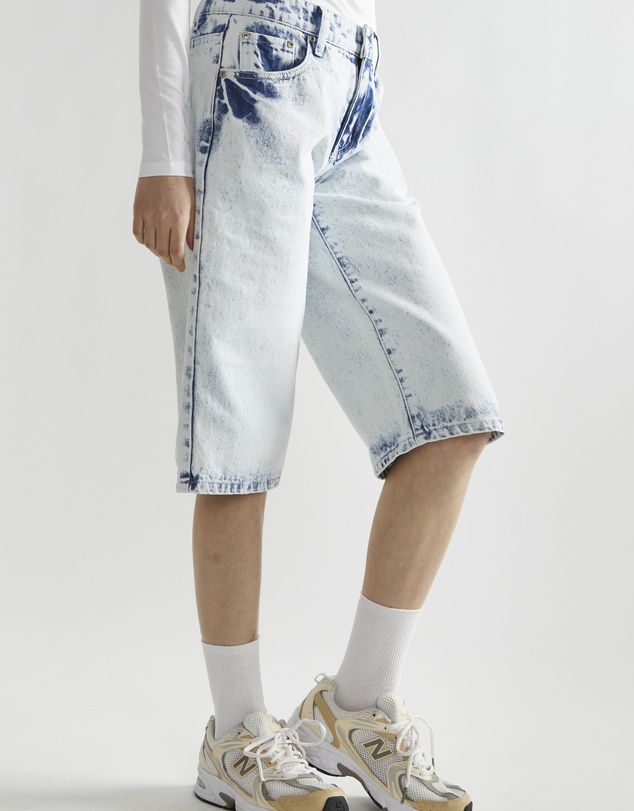 Glamorous - Long Length denim shorts