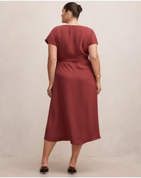 Forever New Curve - Kylee Curve Button Neck Dress