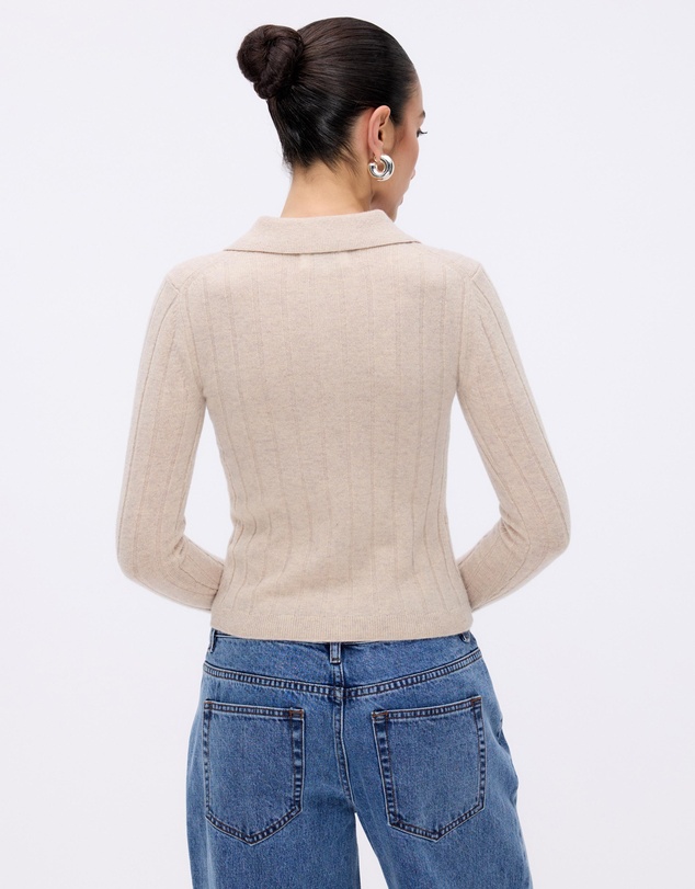 Minima Esenciales - Vali Merino Wool Knit Polo