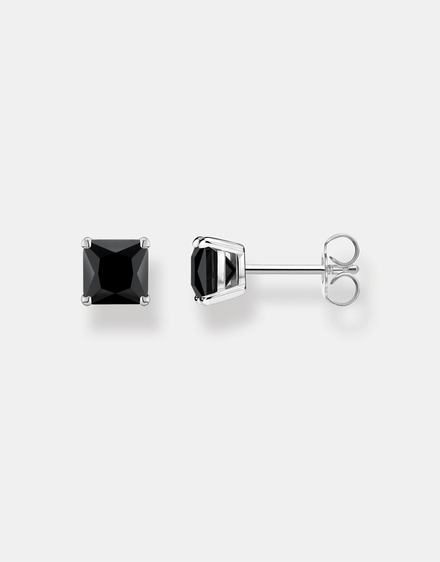THOMAS SABO - Ear Studs Black Stone