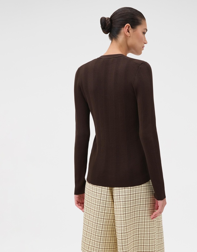 Oroton - Ribbed Cardigan