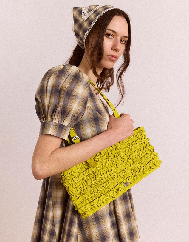 Damson Madder - Sophia Ruffle Bag