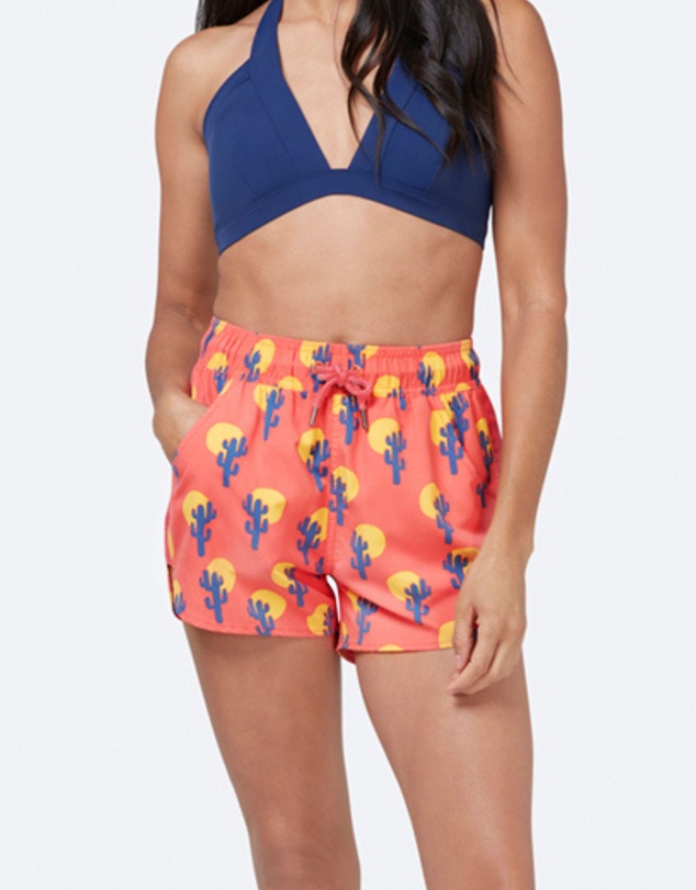 Tom & Teddy - Women's Cactus Board Shorts