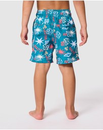 Rip Curl - Wave Dayz Volley Shorts - Kids
