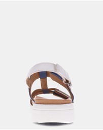 Mia Vita - Bryn Adjustable Sandal - Blue Multi