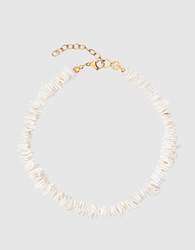 Nialaya Jewellery - Women's White Puka Shell Necklace