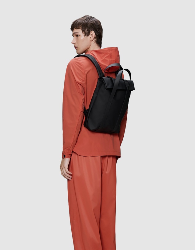 RAINS - Unisex 2 Way Tote Backpack Mini Black