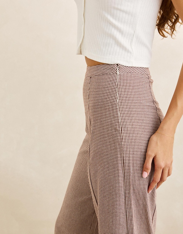 Rhythm - London Check Wide Leg Pants