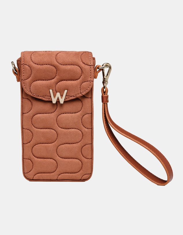 Wolf - Wolf Mimi Swirl Phone Bag Nutshell Brown