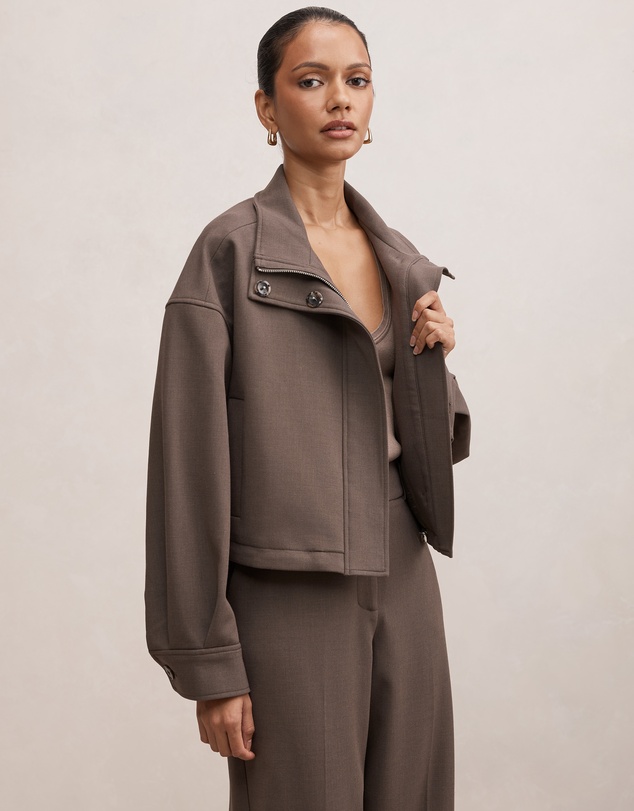 Forever New Petite - Maya Petite Cropped Jacket