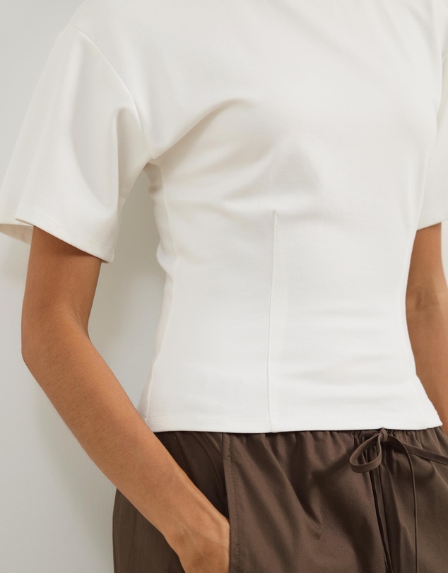Atmos&Here - Fitted Waist T-Shirt