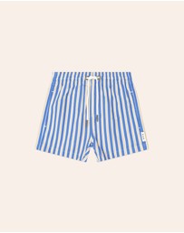 Huxbaby - Collegiate Stripe Boardshorts - Babies-Kids
