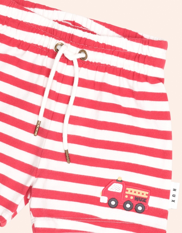 Huxbaby - Fireman Hux Stripe Shorts - Babies-Kids