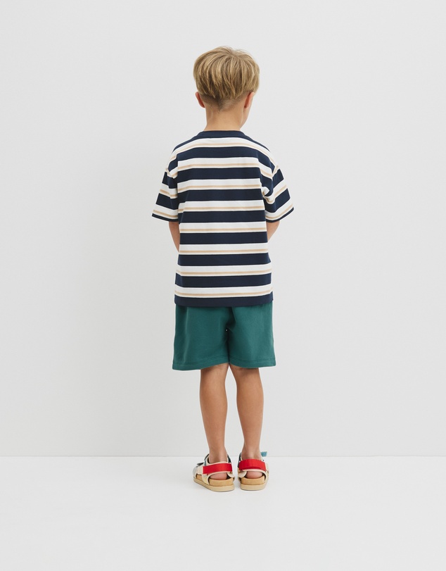 Country Road - Australian Cotton Oversized Stripe Short Sleeve Tee