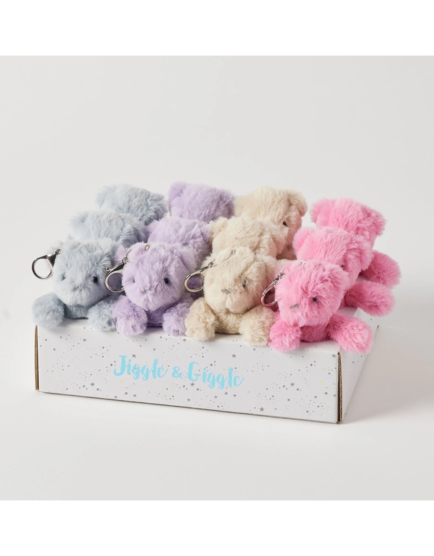 Jiggle and Giggle - Teddy Keychain