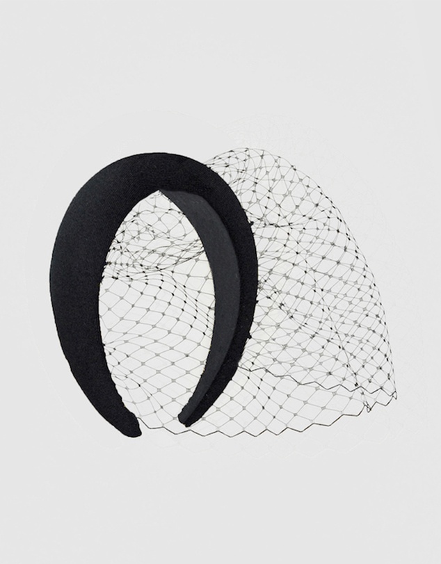 FORD MILLINERY - Black Widow Headpiece