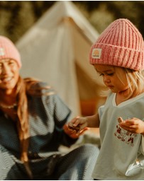 Banabae - Rad Kid Merino Beanie and Socks Bundle - Peony Pink