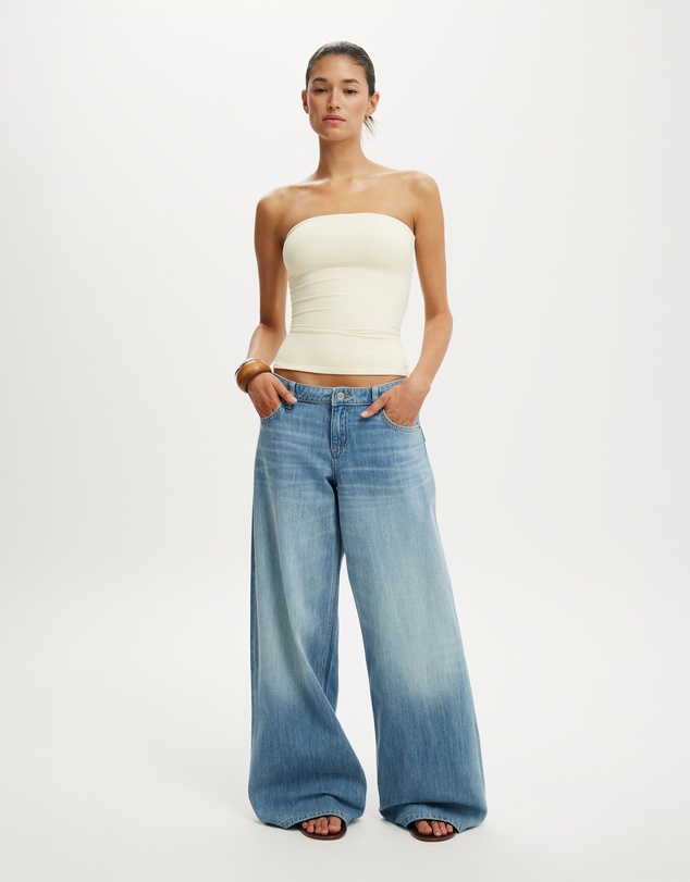 Cotton On - Low Rise Wide Jeans
