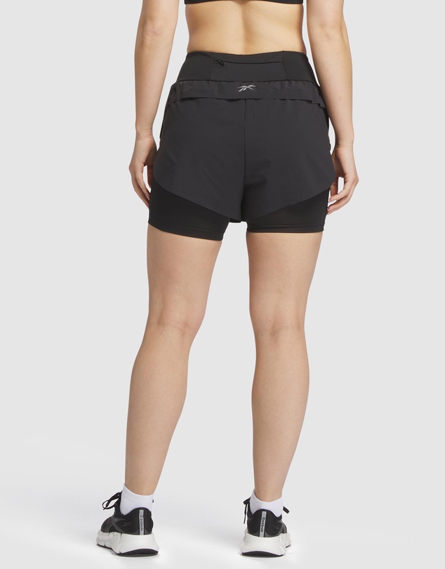 Reebok - Lux Metallic 2-In-1 Running Shorts