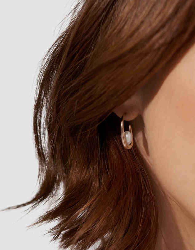 Skagen - Agnethe Rose Gold Tone Earring
